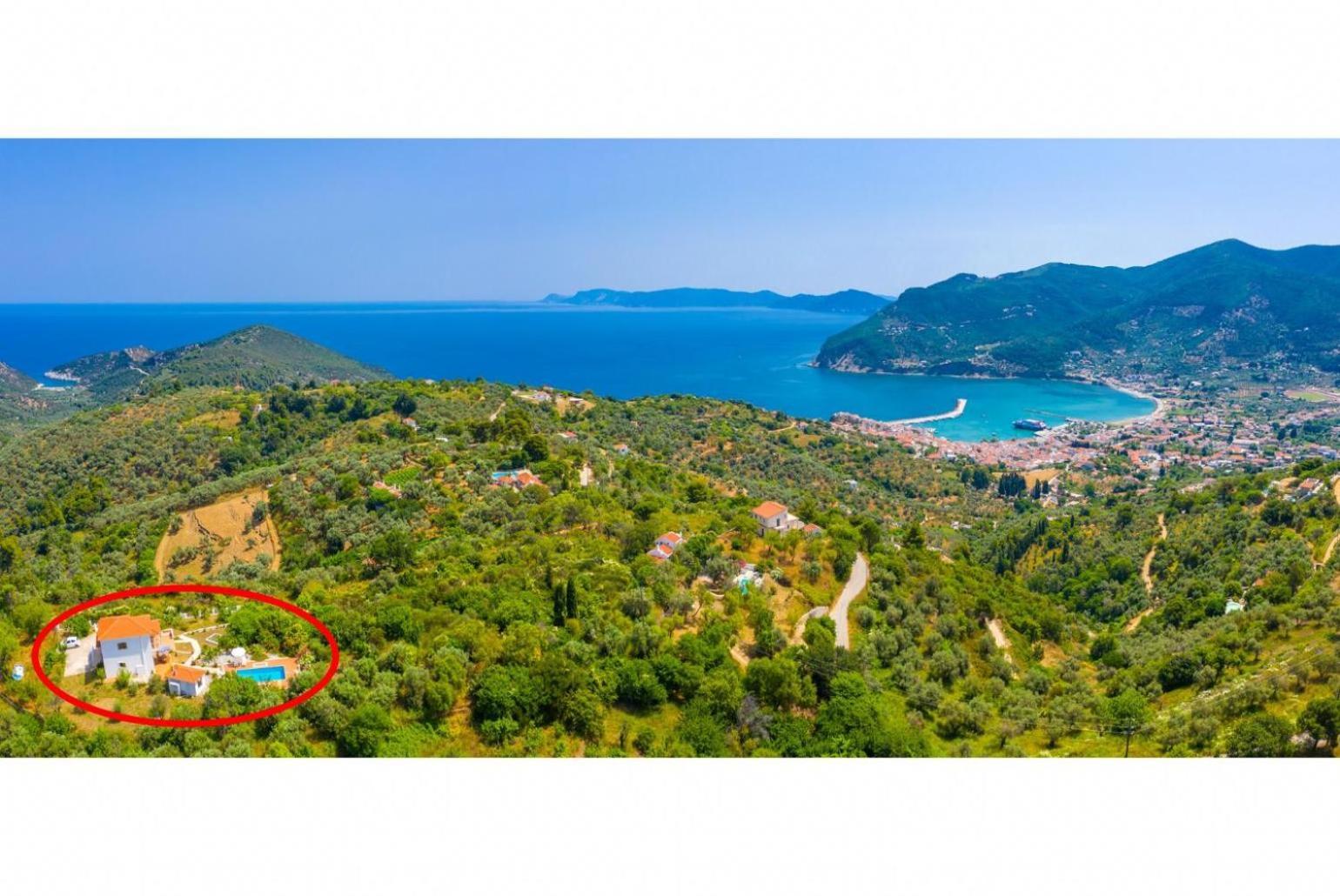 Villa Glafki Panormos  المظهر الخارجي الصورة